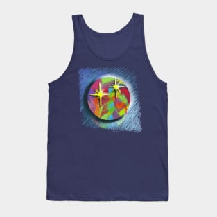 star sky moon Tank Top